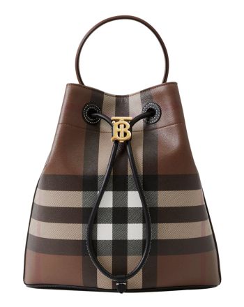 Burberry Small TB Bucket Bag Coffee