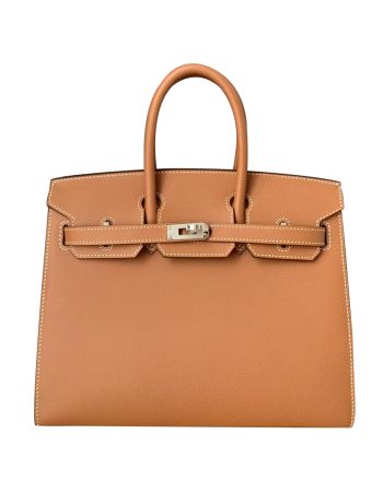 Hermes Birkin 25 Bronze Epsom Light Coffee