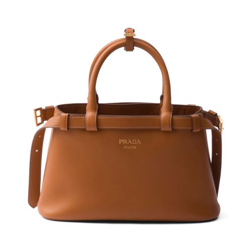 Prada Small Leather Handbag With Belt 1BA418 